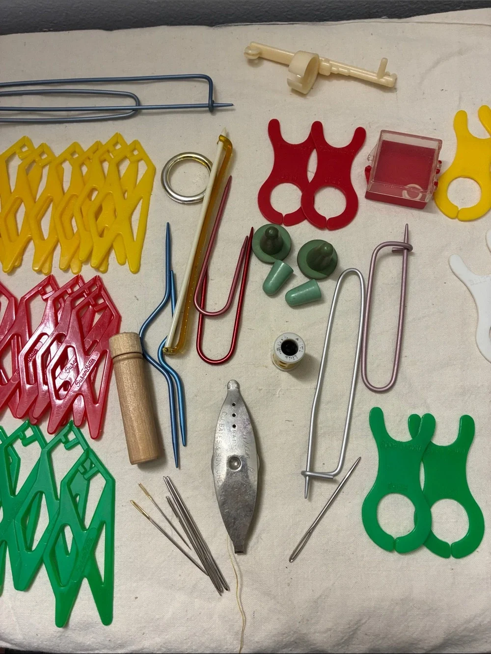 Vintage and Modern Knitting Tools